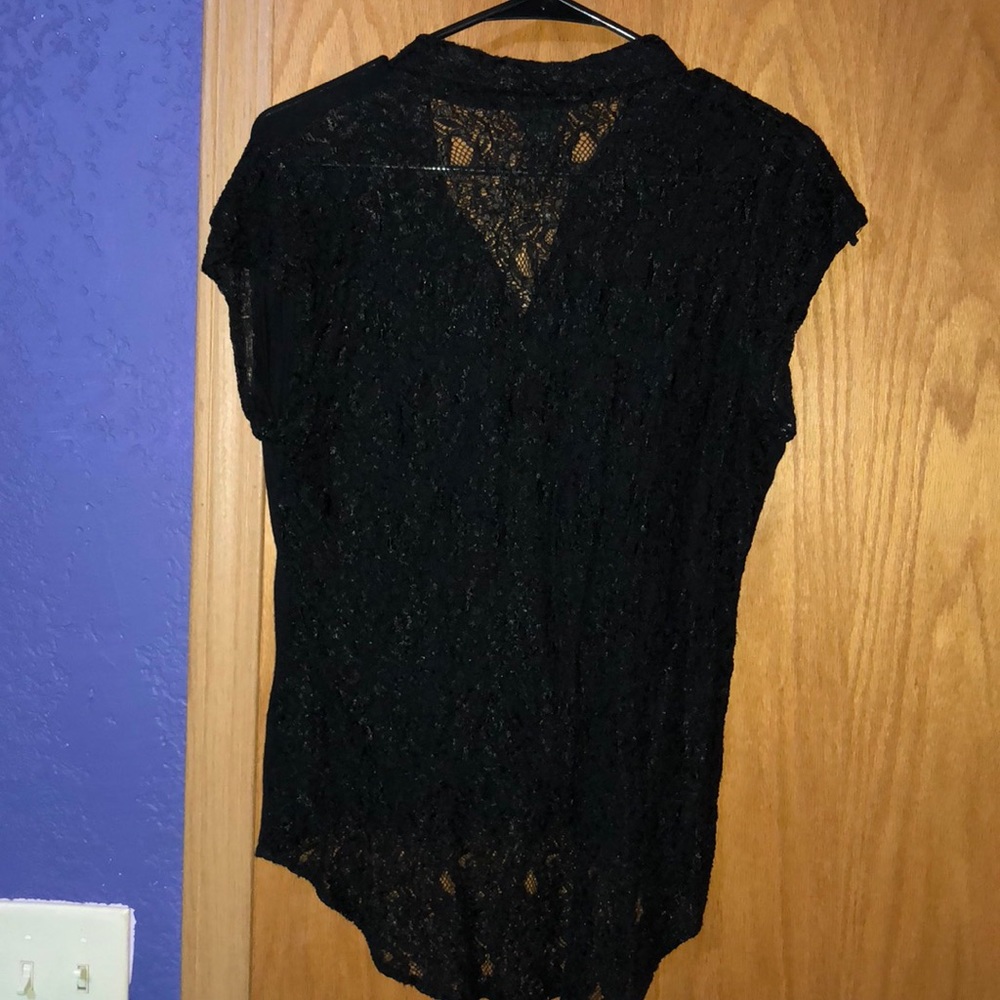 Lace button up - Picture 2 of 2